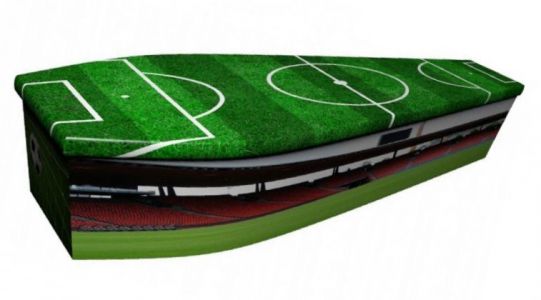 Football Pitch Coffin