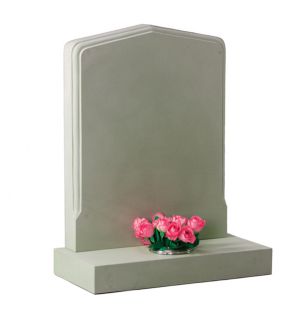 A headstone in Grey Sandstone
