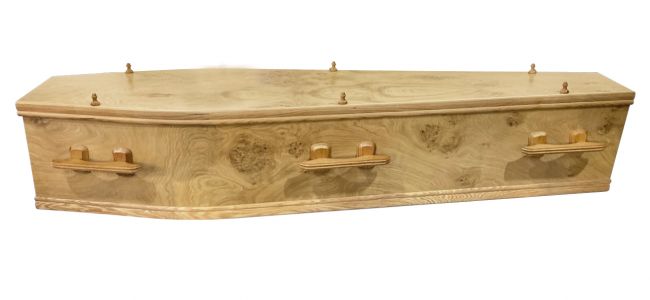 The Wentworth - an Oak veneered coffin