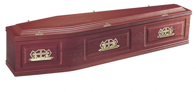 The Washington - A Sapele veneered coffin