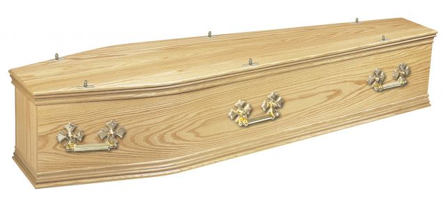 The Windsor Oak - a solid Oak coffin