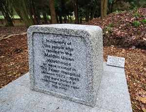 Maldon Workhouse unmarked grave memorial